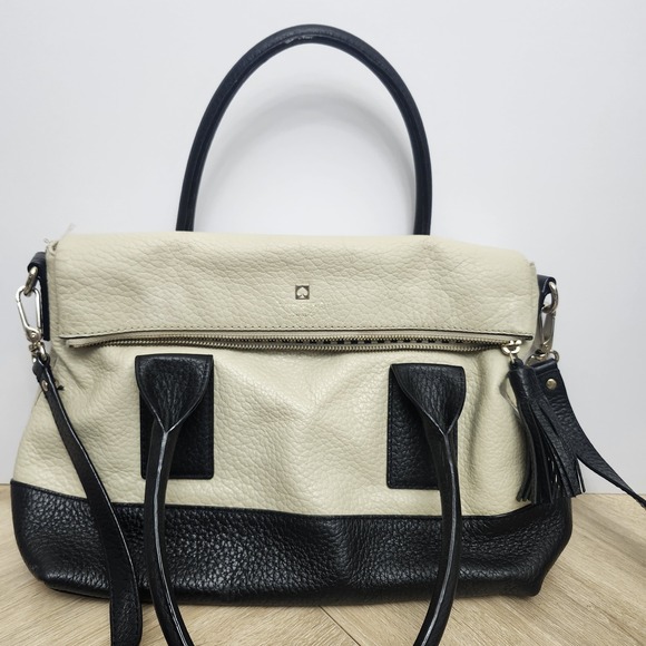 Kate Spade Southport Avenue Carmen Convertible Satchel Pebbled Leather *READ* - Picture 3 of 16